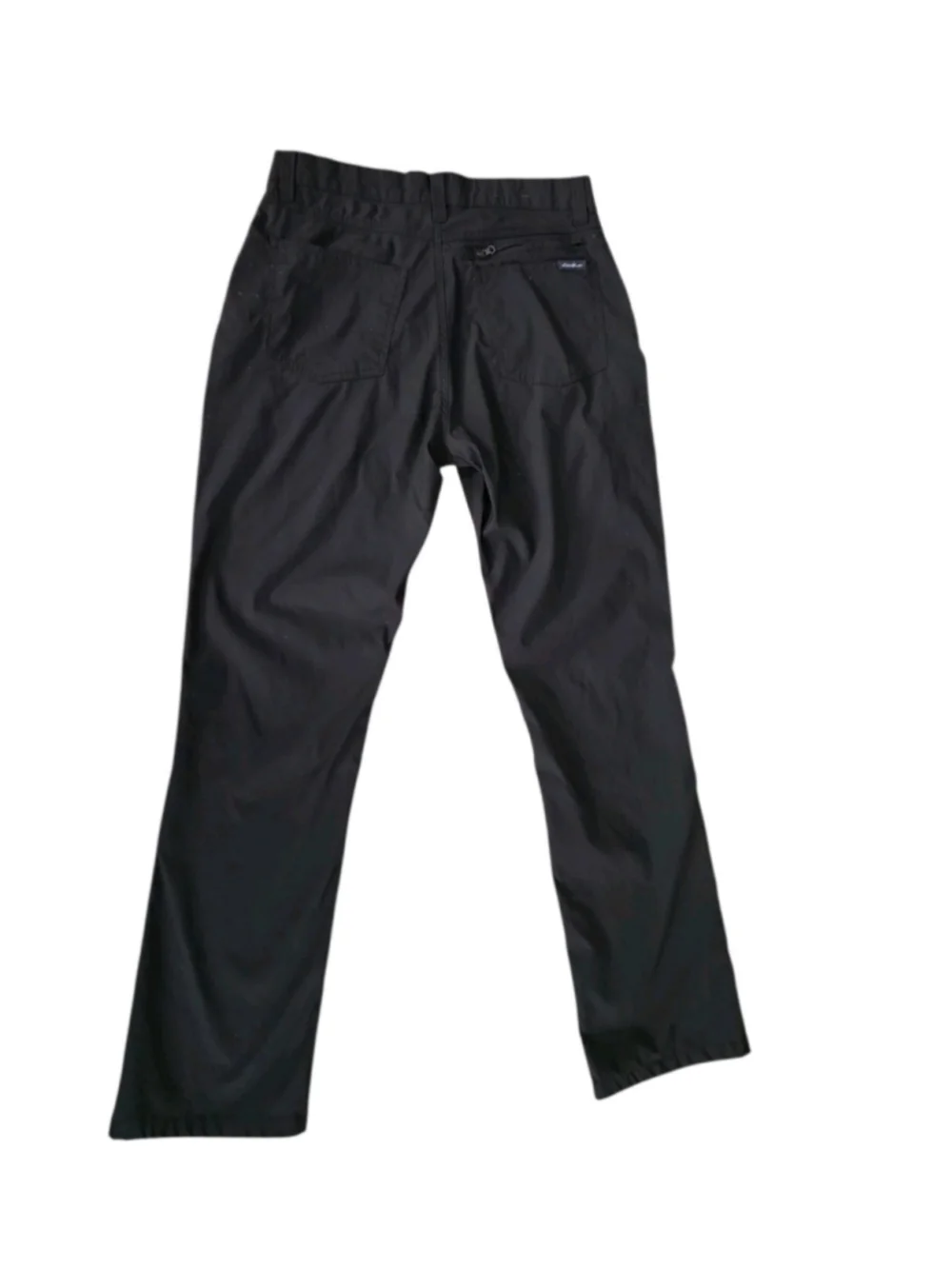 Eddie Bauer Men’s Black Casual Pants 32 Waist Straight Leg Nylon Spandex
